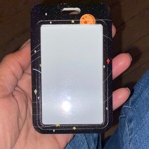 Space-Themed ID Badge Holder